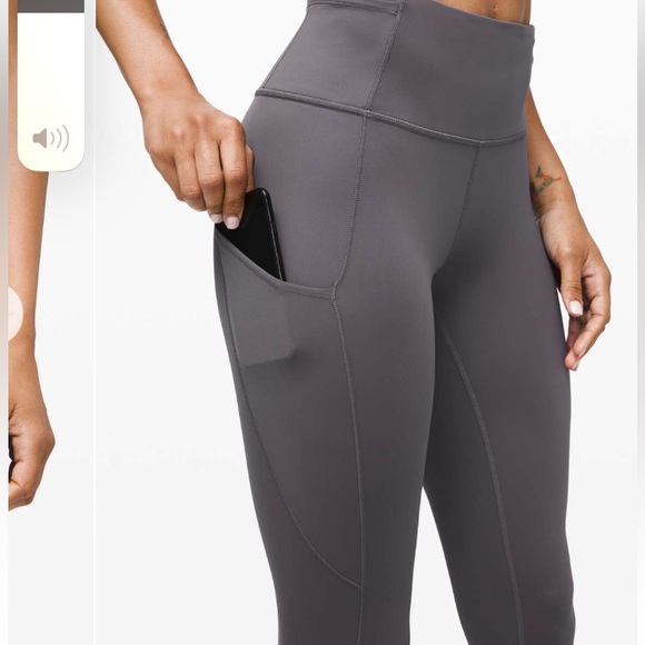 Lululemon Fast and Free Tight II 25" *Non-Reflective Nulux size 10 - Picture 5 of 13